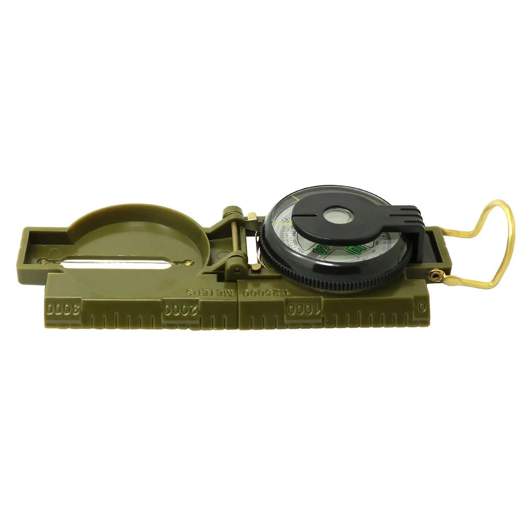 Portable Compass Multi-functional Military Compass Accurate Camping Compass with Hook for Hiking Geology Activities
