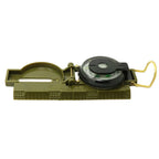 Portable Compass Multi-functional Military Compass Accurate Camping Compass with Hook for Hiking Geology Activities