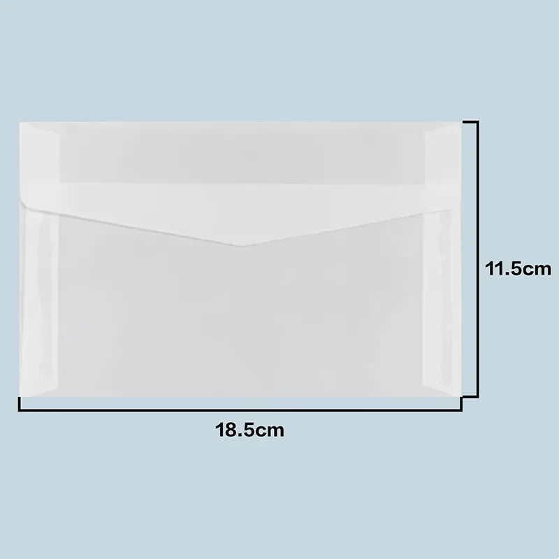 50pcs/lot Translucent Envelopes European Sulfuric Acid Paper Envelope for Wedding Invitation Business Supplies Giftbox Storage
