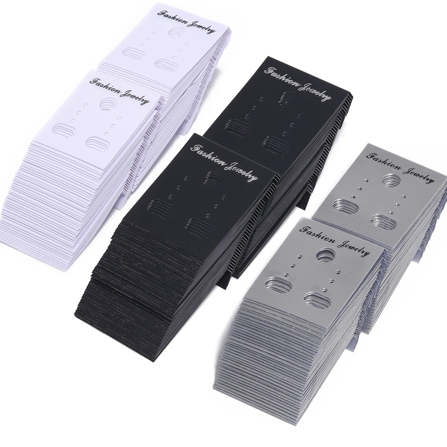50pcs/pack 3.5x3cm Jewelry Earrings Packaging Display Card Earring Ear Studs Price Tag Earring Post Holder for Jewelry Findings