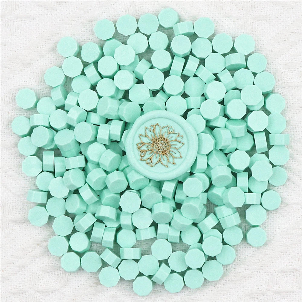 200pcs Octagon Sealing  Wax Beads for Wax Seal Stamp for Scrapbooking Cards Envelopes Wedding Invitations Gift Packaging