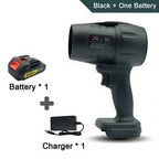 Powerful Air Blower with 550g Thrust Turbo Fan for Cleaning Leaves, Snow, and Dust – Includes 18V Makita - Compatible Battery