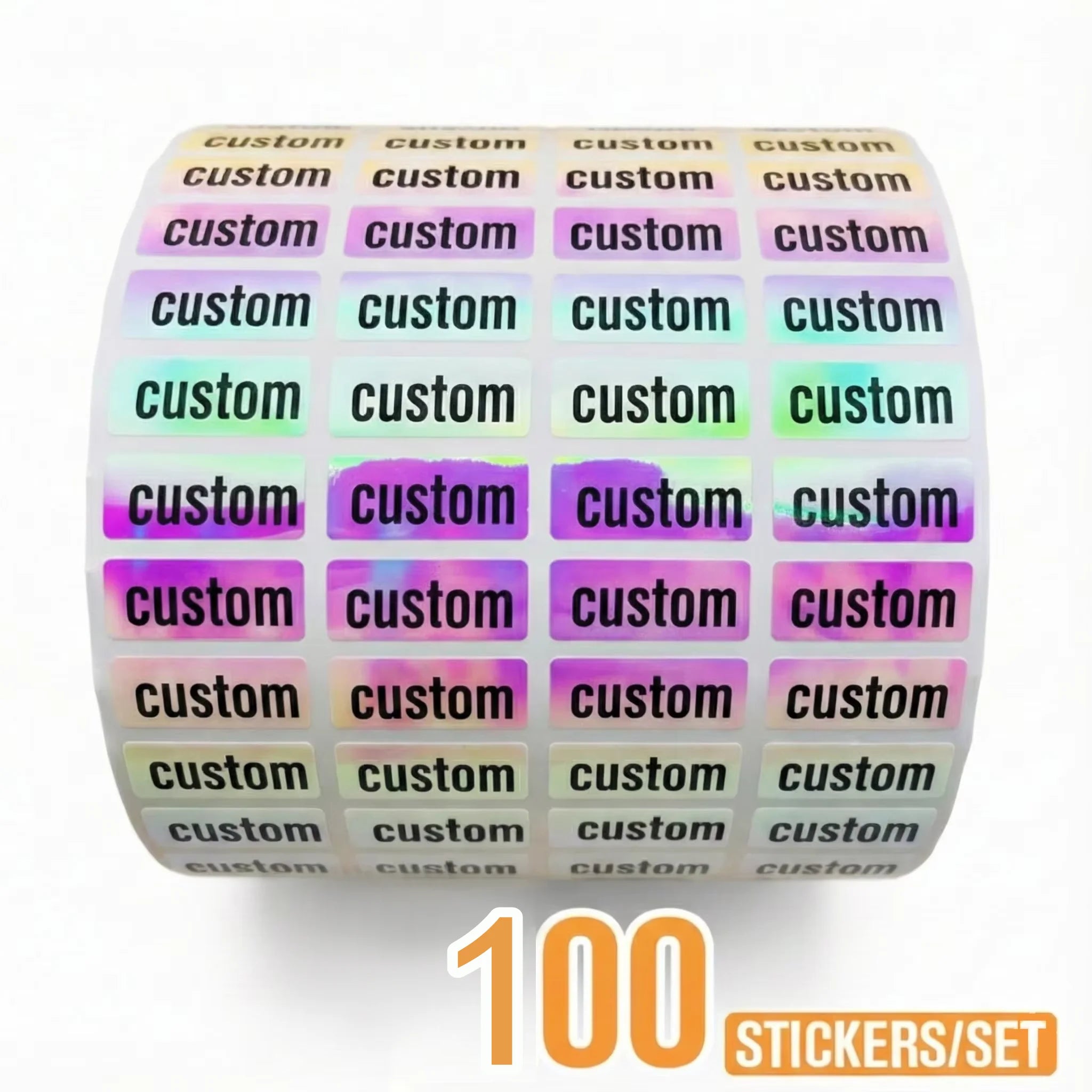 Custom Kawaii Name Tag Sticker Waterproof Stickers Decals Personalized Label for Children School Stationery Bottle