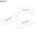 10/20/30Pcs Name Tag Blank Name Badges Acrylic Name Tag Holders 70x30mm Insert Blank Acrylic Nameplate【SMQ】