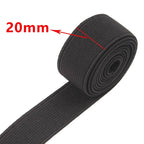 1/2/3/5M 10-80mm Black Elastic Band Nylon Rubber Bands At The Meter Apparel Sewing Bungee Cord Belt Spring Webbing Tape Supplies