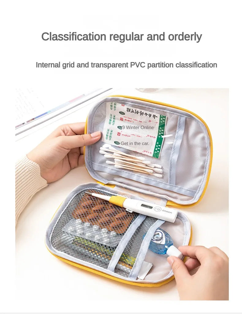 First Aid Kit Pouch Home Medicine Storage Bag Suitable For Outdoor Travel Medical Bag Home Rescue Emergency Survival Kit