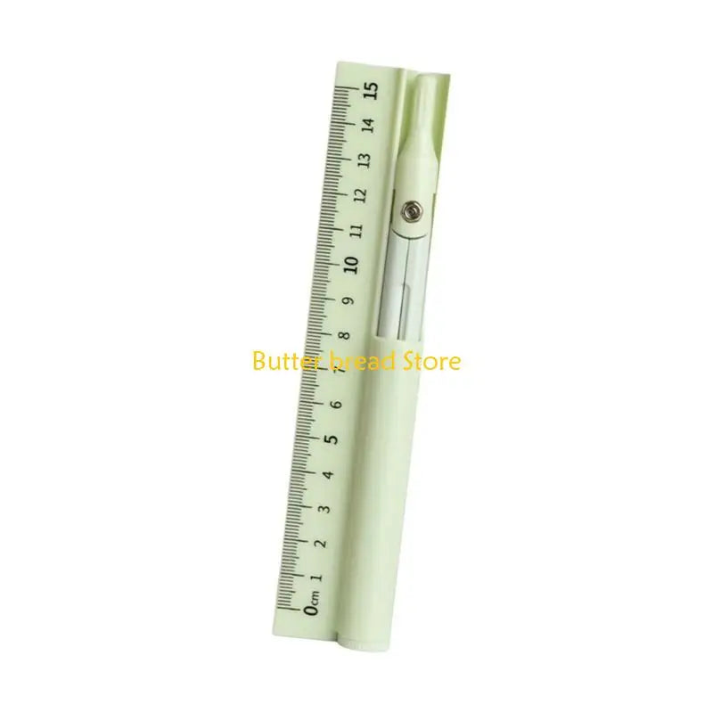 W89C Multifunction 3 in 1 Ruler Dawing Ruler Tool School Geometry Tool For Student Measuring and Drawing