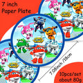 Super Wings Party Supplies Balloons Cup Plates Napkins Tableware For Kids Baby Shower Birthday Party Decoration