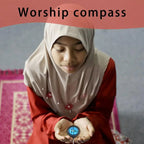 Muslim Qibla Compass Portable Outdoor Compasses For Hiking Direction Eid Pray Keychain Decor For Camping Mountaineering Hiking