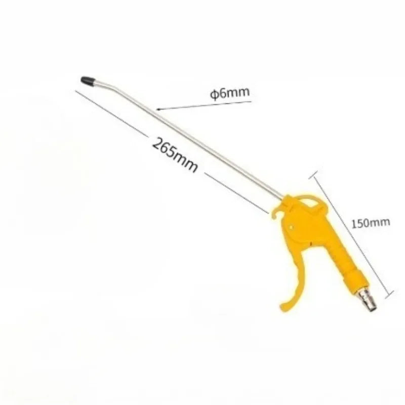 Pneumatic Air Duster Gun, High Pressure Air Compressor Attachment for Industrial Dust Cleaning