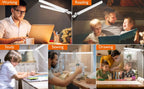 LED Desk Lamps Stepless Dimmable Led Computer Monitor Light USB Table Lamp for Office Study Reading Lighting Fixture