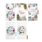 Journal GO 5pcs  PVC Index Divider Only for Loose Leaf A5 A6 Spiral Binder Diary Notebook Index Loose Leaf Notepads