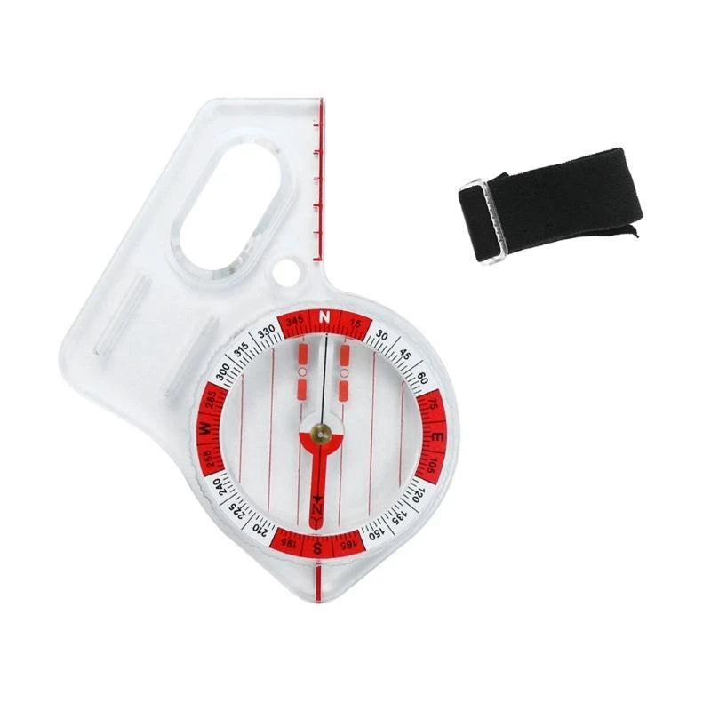 652D Orienteering Thumb Compasses Survival Navigation Compasses Multifunctional Compasses Ruler for Map Reading Backpacking