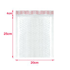 Bulk 50 Shockproof White Foam Envelope Bag Self-sealing Padded Mail Bubble Bag Envelope Shipping Office Packaging Parcel