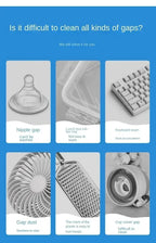 Multi-functional Flexible Mobile Phone Clean Fine Dust Cup Lid Card Slot Earphone Cleaning Brush For Headset Keyboard Cup Cover