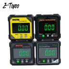 4*90 ° 0.2° Digital Electronic Level Digital Angle Fnder Magnetic Inclinometer Protractor Precision Level Box for Woodworking