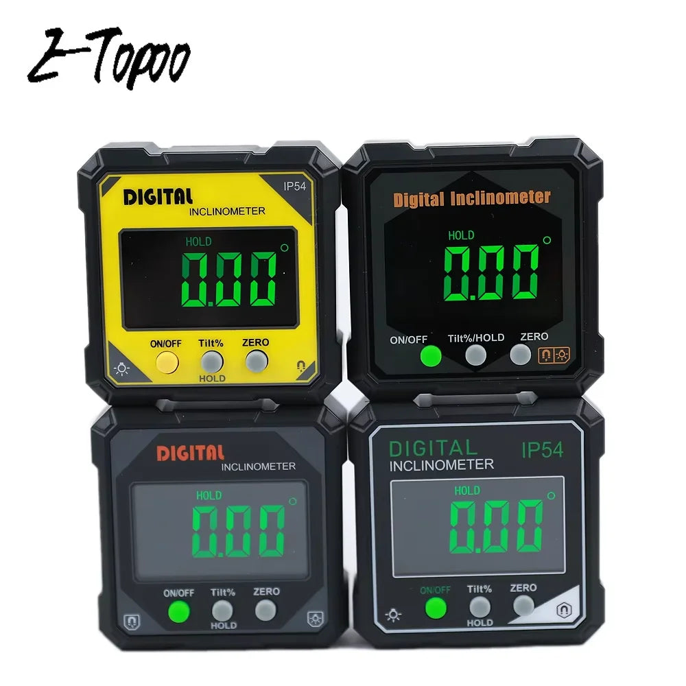 4*90 ° 0.2° Digital Electronic Level Digital Angle Fnder Magnetic Inclinometer Protractor Precision Level Box for Woodworking