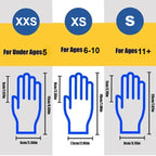 Kids Safety Protection Gloves Durable Waterproof Work Garden Non-Slip,Children Latex Gloves,Puncture-resistant,Kitchen