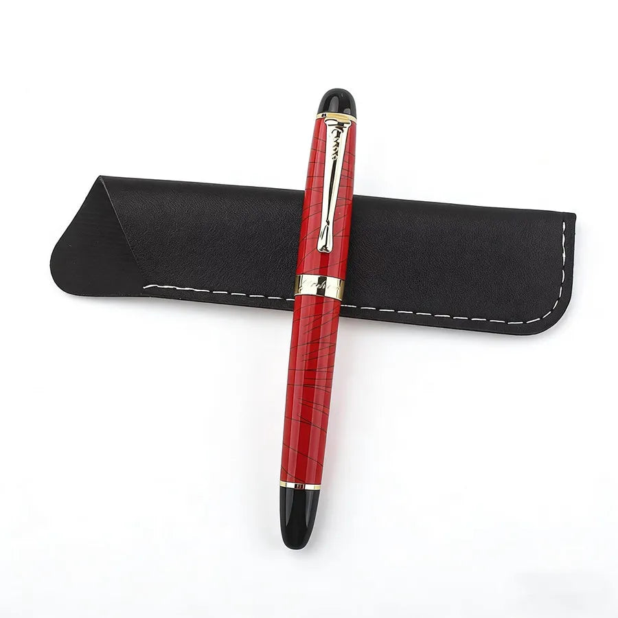 Jinhao X450 Classics Thick Body 1.0mm Bend Nib Calligraphy Pen High Quality Metal Fountain Pen Luxury Ink Gift Pens for Writing