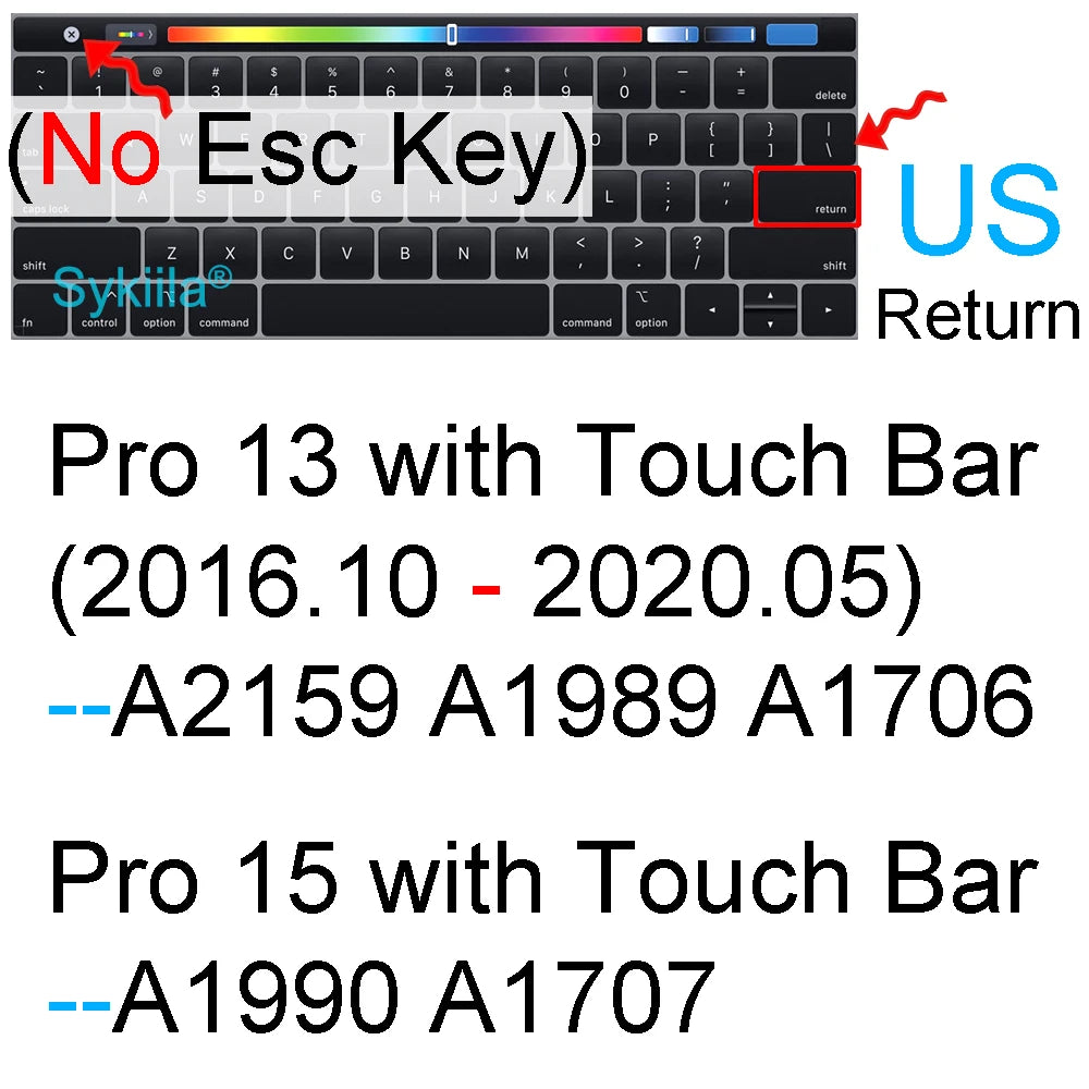 Keyboard Cover for Macbook Air 13 M5 M4 15 M3 11 Pro 13 14 M2 M1 Max Pro 16 15 12 Neo Silicone Protector Case Skin A3426 A3428
