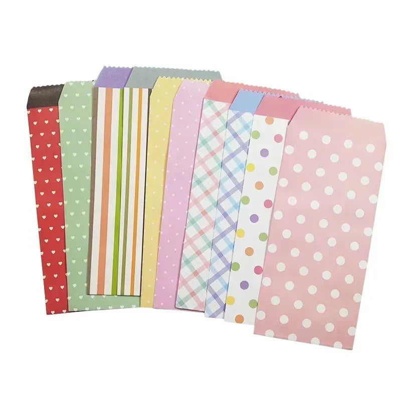 100Pcs Colorful Printing daily romance life envelope pink daisy Office Paper Envelopes Oil painting School Supplies 175*88mm