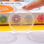 22pcs Spirograph Ruler Set Geometric Ruler Mathematical Roulette Drawing Tools Learning Painting Creative Educational Art Tool
