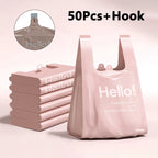 100Pcs Handheld Garbage Bag Disposable Trash Pouch Shopping Bag Kitchen Storage Garbage Bags Cleaning Waste Bag Plastic Bag