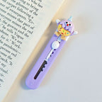 1 Pcs Cute Cartoon Alloy Mini Portalble Utility Knife Cutter Letter Envelope Opener Mail Knife School Office Supplies