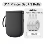 Niimbot D11 Mini Printer Wireless Phone Pocket Thermal Label Maker USB Rechargeable Inkless DIY Name Price Tag Sticker Machine