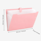 Accordion File Folder Waterproof 8 Pocket Document Organizer A4 Expanding File Folder for Office School Paper Storage Supplies