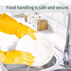 Thickened Latex Rubber Gloves Wear Resistant Household Dishwashing Laundry Protection Hand Guard Kitchen Daily  Cleaning Tool