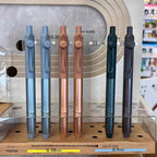 Japanese uni-ball ZENTO Gel Ink Pen Limited Flow Model Metal Push Ultra-Smooth Writing 0.38/0.5mm Signing for Students Business