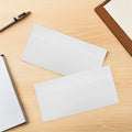 100Pcs Business Size Security Letter Envelopes White Self Seal Confidential Office Mailing Envelopes Payroll Documents