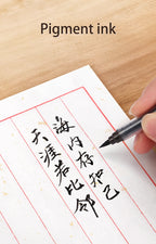 BAOKE S010 Liquid Calligraphy Pen Set 4 Tips Waterproof Pigment Ink Calligraphy Brush Pen