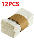 Table Cloth Napkins Durable Polyester Thicken Placemat Reusable for Kitchen Dining  Wedding Decoration 16inch*16inch