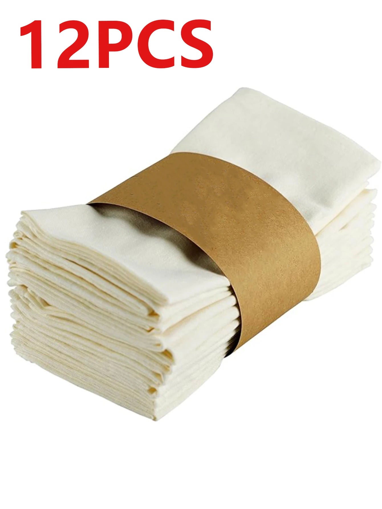 Table Cloth Napkins Durable Polyester Thicken Placemat Reusable for Kitchen Dining  Wedding Decoration 16inch*16inch