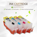Refillable Ink Cartridge For HP 670 Ink Cartridge 4 Color with ARC Chip For HP 670 Deskjet 3525 4615 4625 5525 Printer