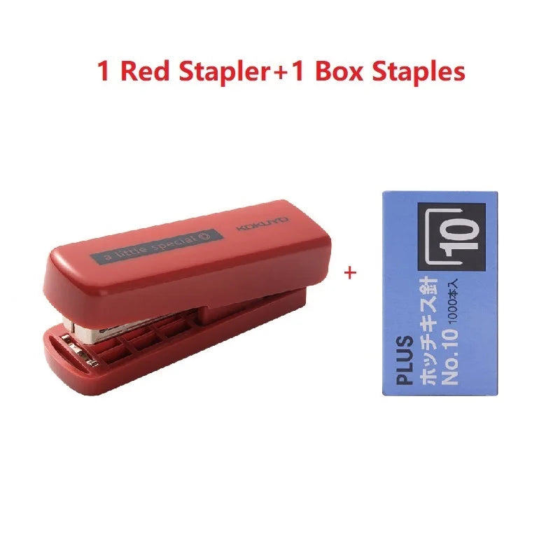 Kokuyo A Little Special 10#Needle Mini Stapler,Strong&Easy Lightforce Effortless Stapling Tool for School,Home,Office,Exam,Files