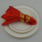 100pcs Satin Napkins For Wedding Party Decor Square 30cm Table Dinner Napkin Restaurant Supplies Christmas Birthday Tea Towels