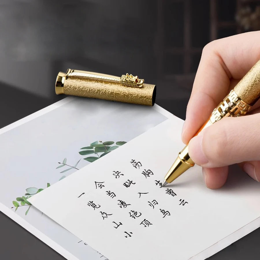 Custom Gel Pen School Things Supply Stationery Store Metal Ballpoint Office Accessories Writing Beautiful Teacher Gift
