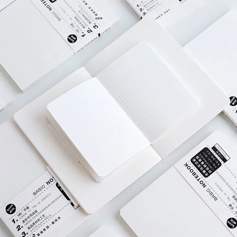 A5 A6 80Sheet Paper Refill Agenda Planners Diary Grid Line  Binder Sheets Six Hole envelope zip pouch Office School Stationery