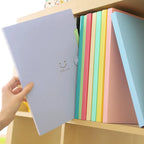 Classic 5-Page Accordion File Folders A4 Document Storage Bags Plastic Material Test Roll Holder Durable Expanding Folders