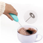 Handheld Electric Egg Beater Mini Battery Powered Milk Frother Coffee Drink Mixer Milk Foamer Kitchen Tools