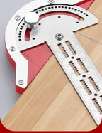 0-180 Degree Angle Gauge Woodworkers Edge Ruler Stainless Steel Protractor Angle Finder Ruler Precision Carpenter Measuring Tool