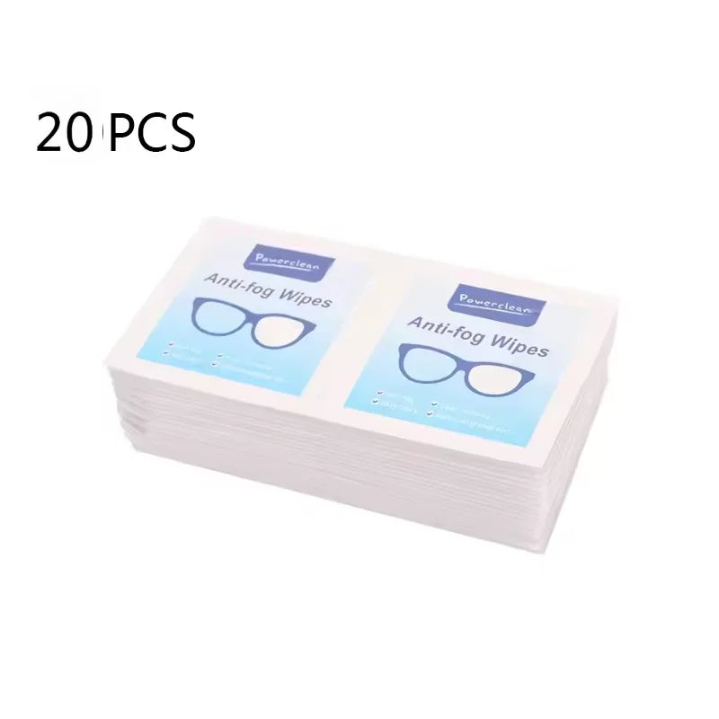 10-100Pcs Glasses Cleaning Wet Paper Disposable Anti Fog Misting Dust Remover Lens Wipes Sunglasses Phone Screen Cleaner