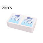 10-100Pcs Glasses Cleaning Wet Paper Disposable Anti Fog Misting Dust Remover Lens Wipes Sunglasses Phone Screen Cleaner