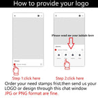 Personalized Logo and Text Self Inking Stamp Custom Your Own Design Company Logo Customized Photosensitive Seal Ink Stamp