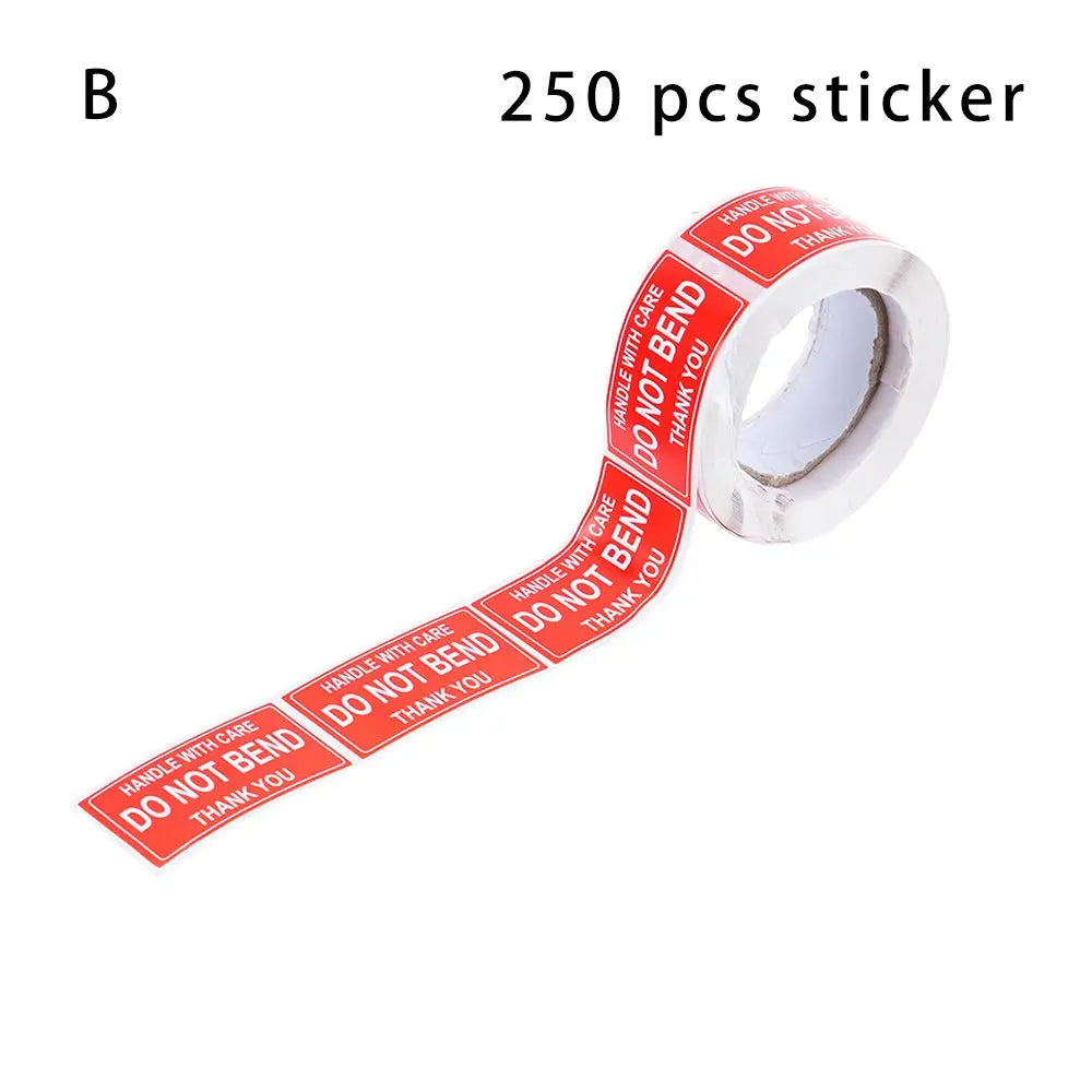 250Pcs/roll  Fragile Warning Sticker Care Shipping Special Tag Useful Shipping Express Label Handle With Care Keep