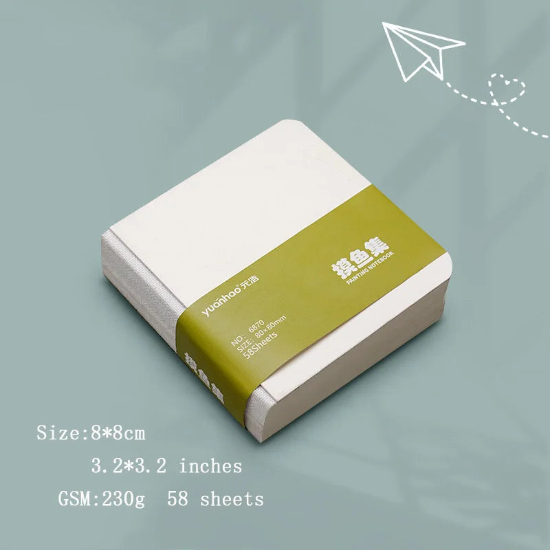 Mini Watercolor Drawing Book Thick Paper GSM 230g Pocket Sketchbook Marker Painting Paper ,Leisure  Entertainment Art Supplies