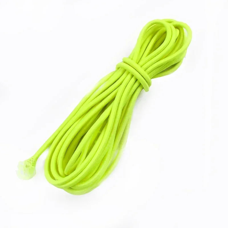 5/10/20/50M 4mm Multicolor Elastic Band Round Hair Bungee Rope Hat Drawstring Rubber Bands Clothes Spring String Cord Sewing Bia
